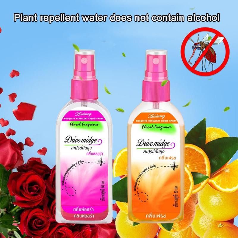 Killer Adult Spray Outdoor Bites Mosquito 80ml Pest Thailand Anti Anti Itch Repellent Bite Itching Plant Bug Mosquito Kid Liquid