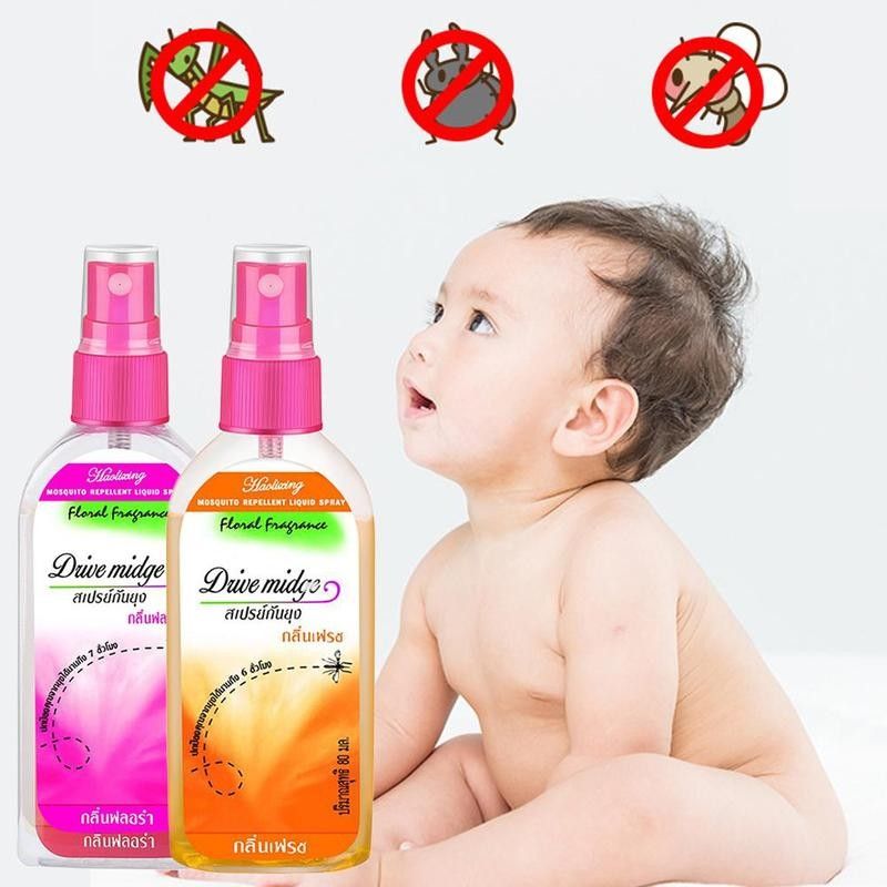 Killer Adult Spray Outdoor Bites Mosquito 80ml Pest Thailand Anti Anti Itch Repellent Bite Itching Plant Bug Mosquito Kid Liquid