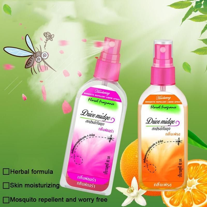 Killer Adult Spray Outdoor Bites Mosquito 80ml Pest Thailand Anti Anti Itch Repellent Bite Itching Plant Bug Mosquito Kid Liquid