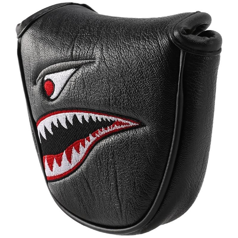 1Pc PU Leather with Embroidery Magnet Golf Putter Headcovers