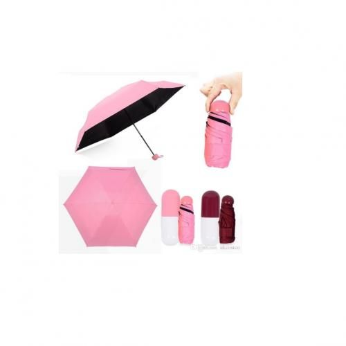 Folding Capsule Umbrella With Case