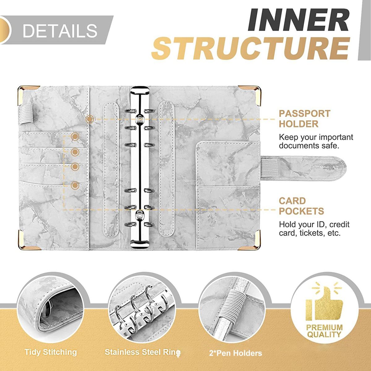 A6 Budget Planner Hidden Compartments Budget Binder G