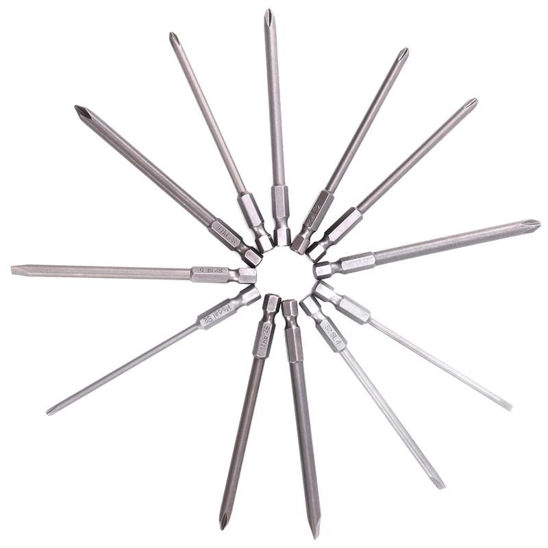 12-Piece Screwdriver Set with Magnetic Steel Screwdriver Bit