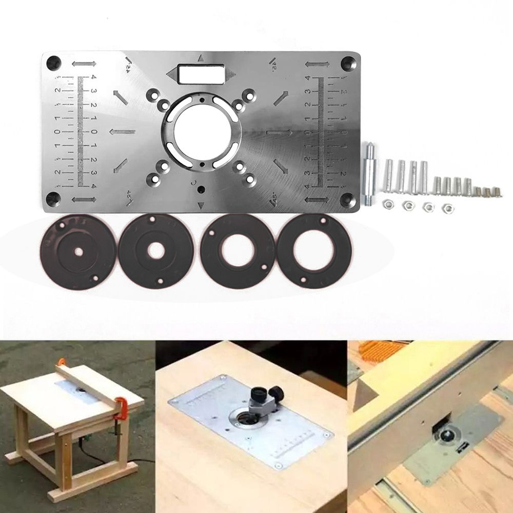 Multifunctional Router Table Insert Plate Woodworking
