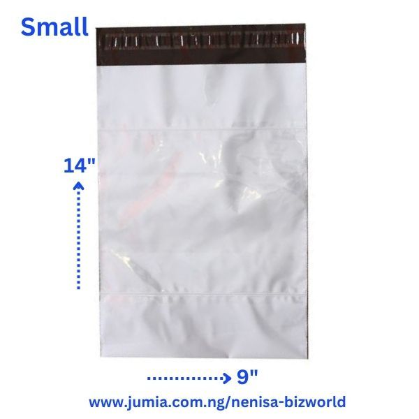 Courier Bags /Courier Nylons /Poly Mailer Bags Invoice Pocket 100pcs White A4 23x36cm 9/14 Inches