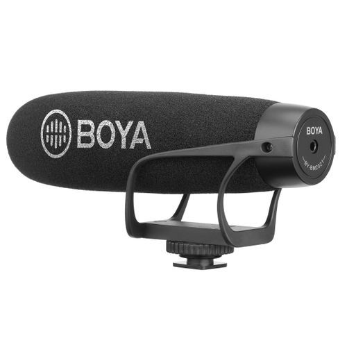 BY-BM2021 Shotgun Super-Cardioid Condenser Broadcast Microphone With Windshield
