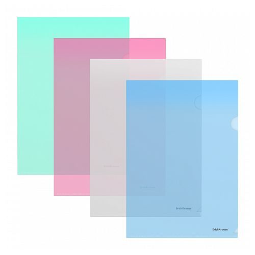 A4 Transparent Folders(10 Pieces)
