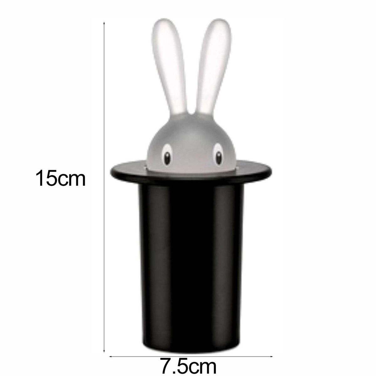 Toothpick Holder Cartoon Swab Toothpick Storage Box Black