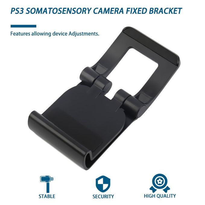 New Bla K TV  Lip For Sony PS3 Move Eye  Amera Mount Holder Stand Adjustable-black