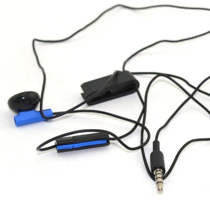 Gaming Earphone  Ontroller Earphone Repla Ement For Sony For PS4 With Mi -Black & Blue