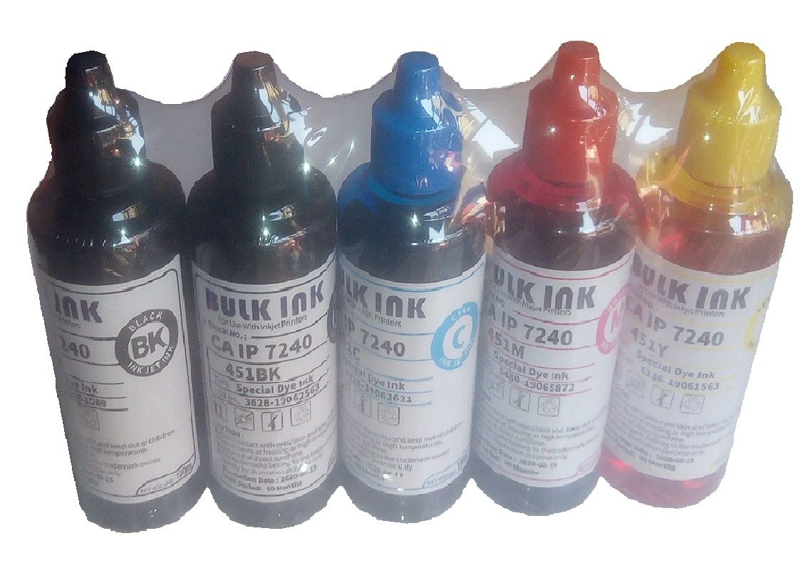 Bulk Ink Refill Pack For Canon Printers - Pack Of 5