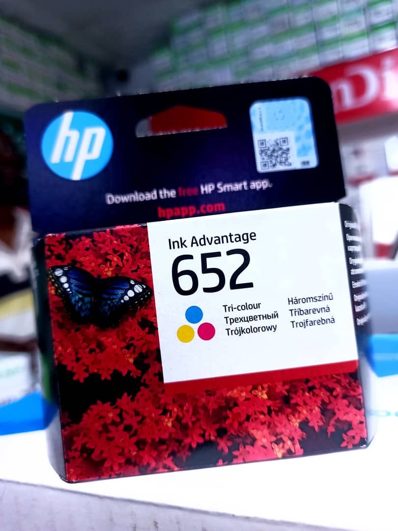 652 Tri-color Ink Advantage Cartridge - F6V24AE