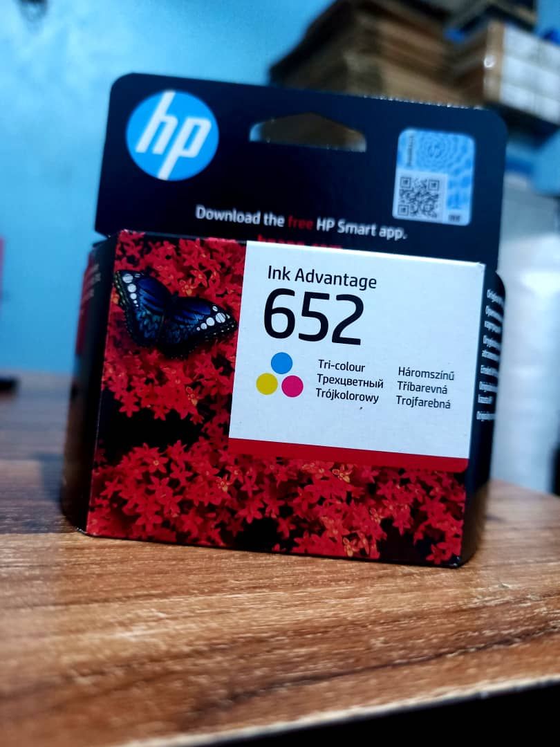 652 Tri-color Ink Advantage Cartridge - F6V24AE