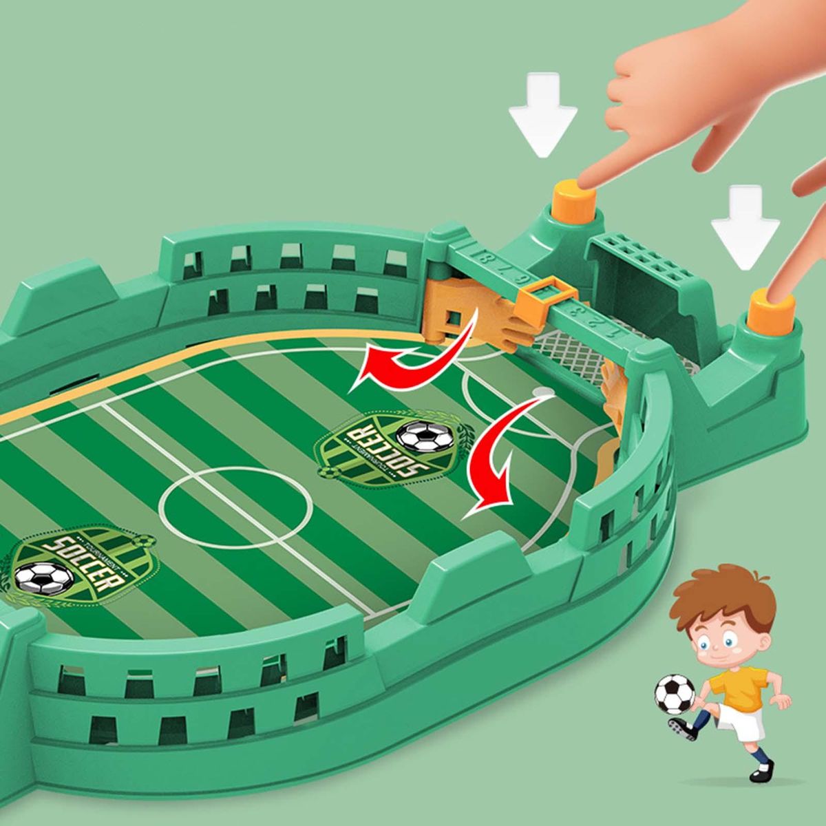 Game Mini Tabletop Football Funny Sport Green
