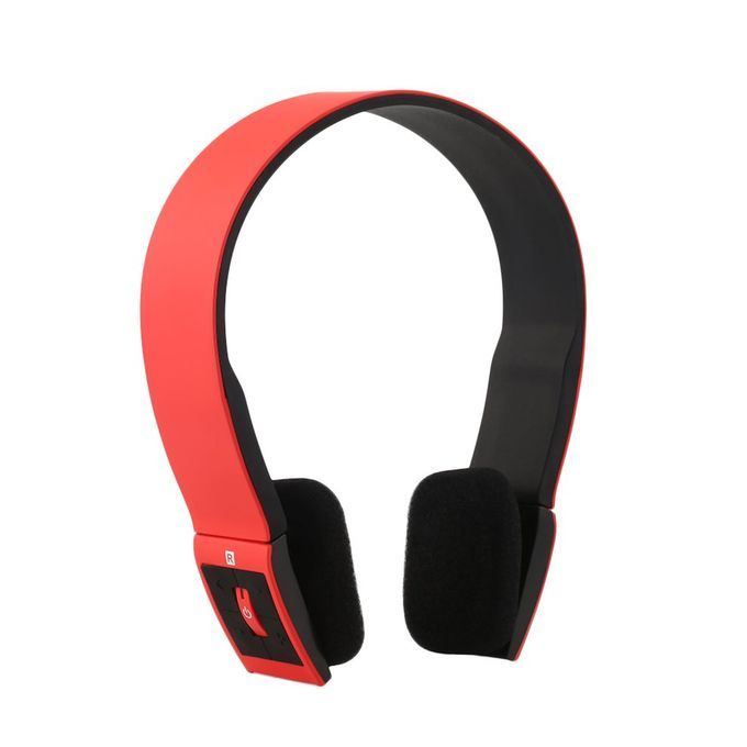 Wireless Sports Stereo Headset Headphone Mi  For Mobile Phones Notebooks-Red
