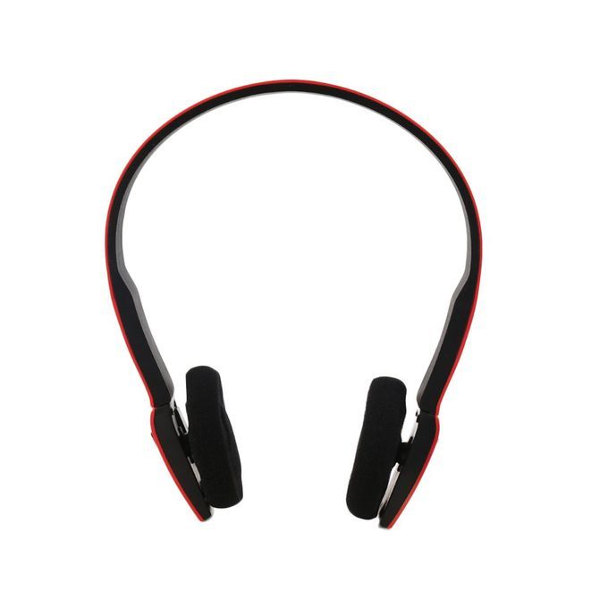 Wireless Sports Stereo Headset Headphone Mi  For Mobile Phones Notebooks-Red