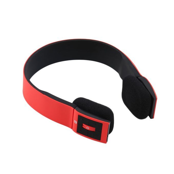 Wireless Sports Stereo Headset Headphone Mi  For Mobile Phones Notebooks-Red