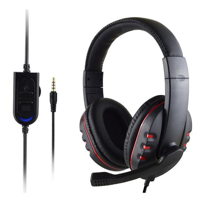 Wired Gaming Headphones B  Stereo Headsets With Mi  For PS4 For XBOX-ONE-black