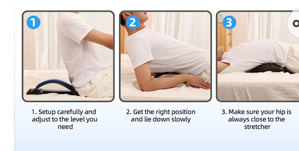 Lumbar Muscle Stretcher Posture Corrector Support Back,lumber,neck Massager Spine Relaxer