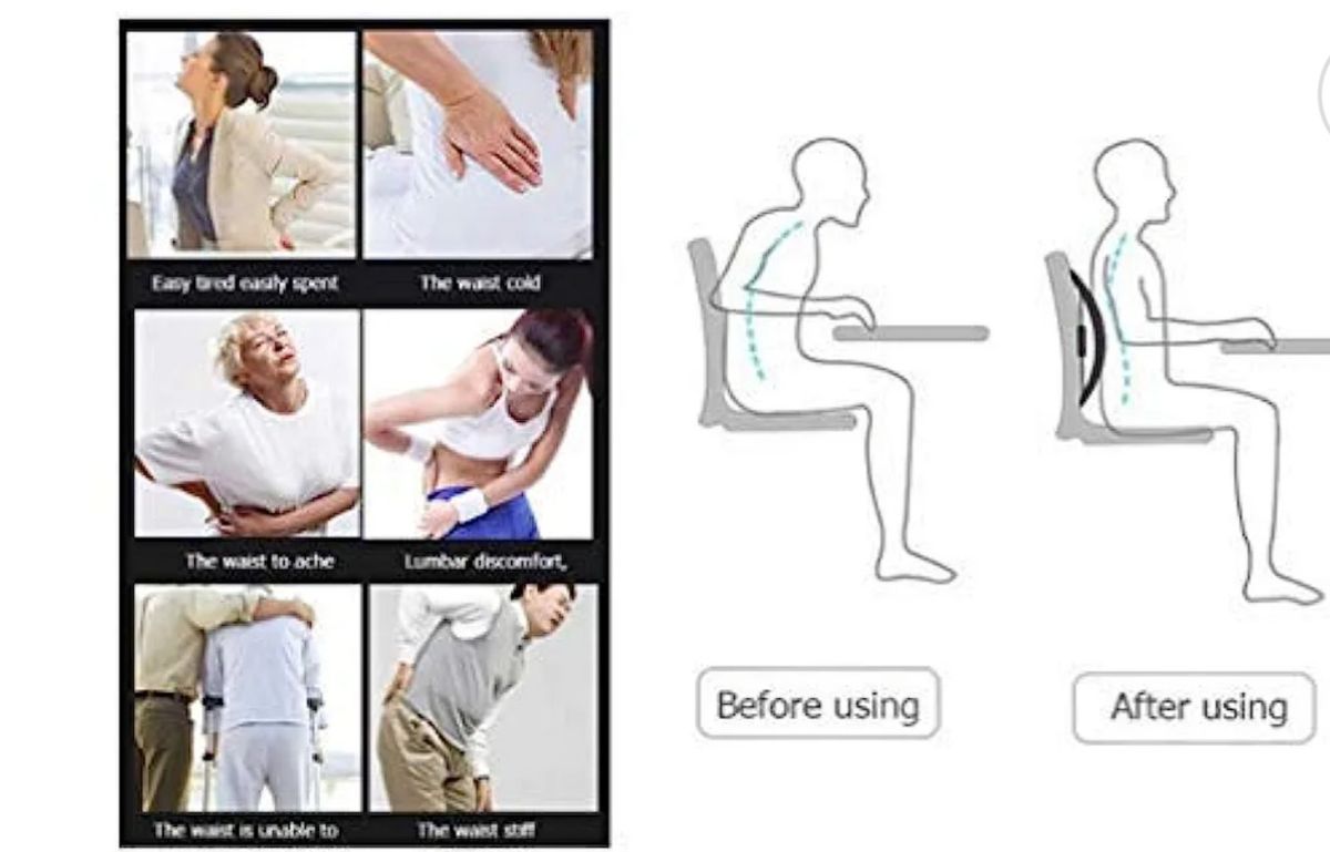 Lumbar Muscle Stretcher Posture Corrector Support Back,lumber,neck Massager Spine Relaxer