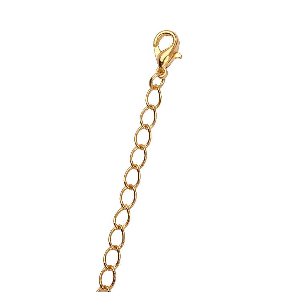 10x Alloy Necklace Accessories Extenders With Lobster Clasp Gold Gold