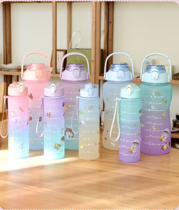 New Model 2 In 1 Extra Large Water Bottle Set-sport-JUG