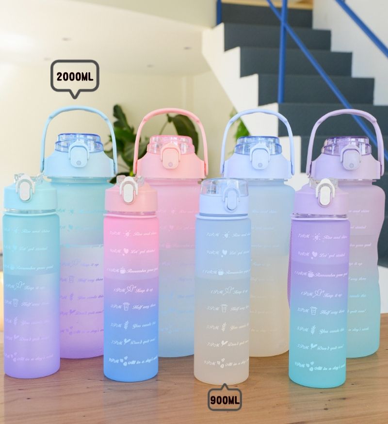 New Model 2 In 1 Extra Large Water Bottle Set-sport-JUG