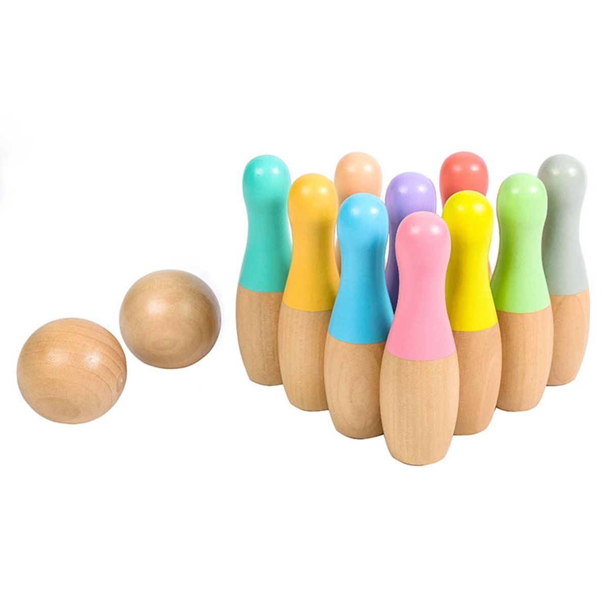 1 Set Bowling Toys Kids Indoor Outdoor Bowling Toys