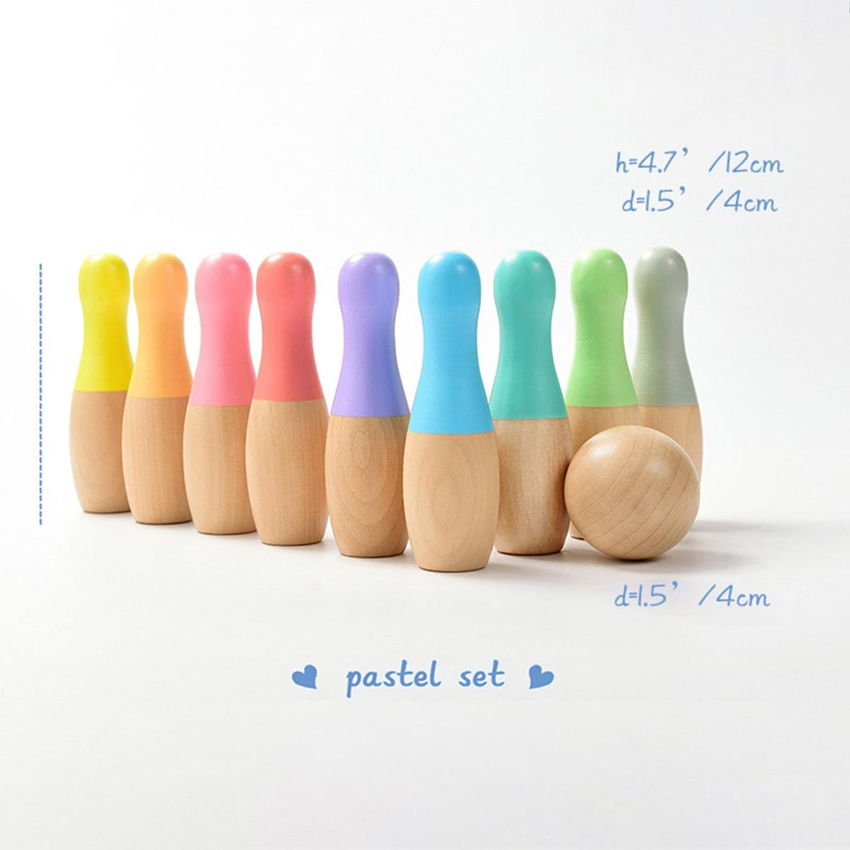 1 Set Bowling Toys Kids Indoor Outdoor Bowling Toys