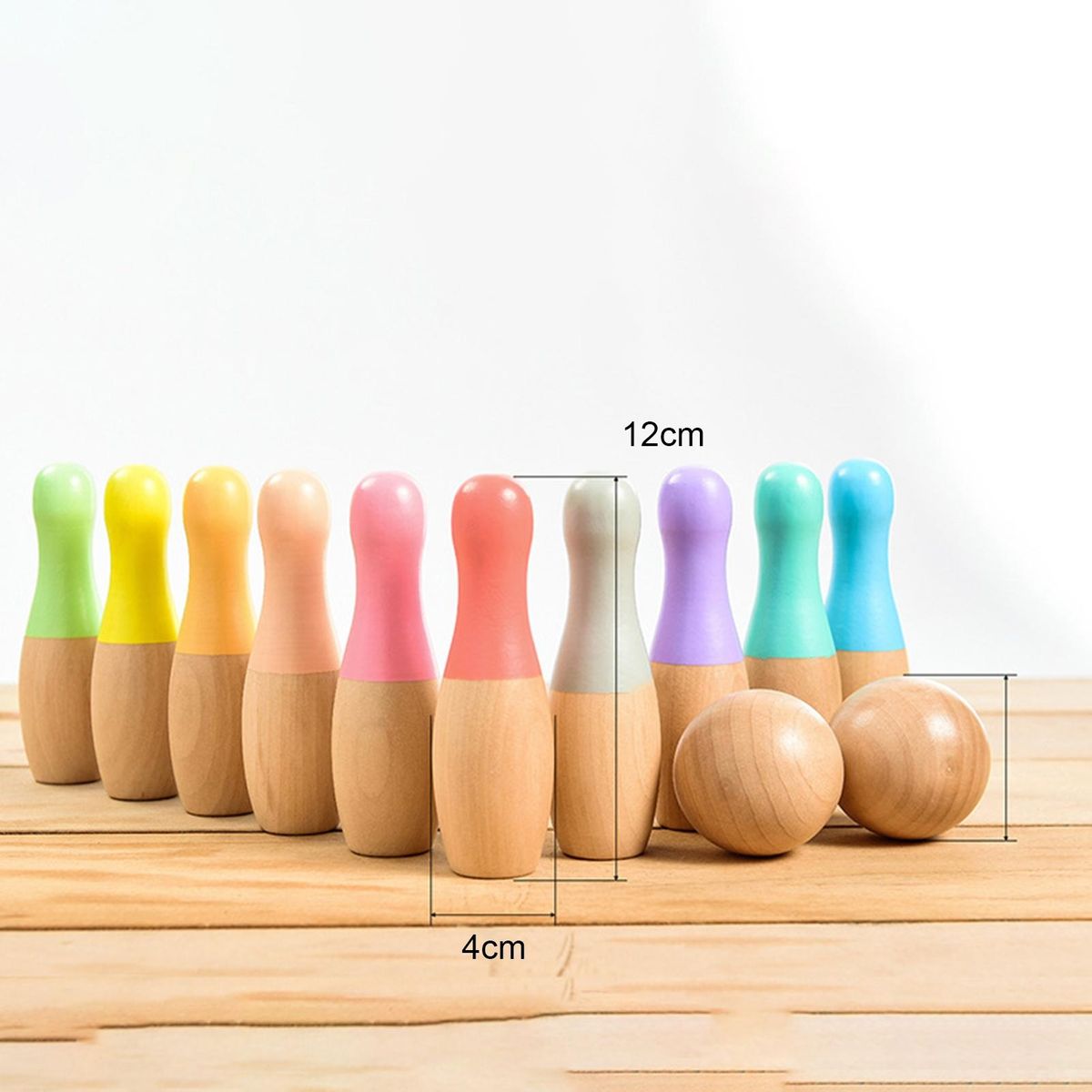 1 Set Bowling Toys Kids Indoor Outdoor Bowling Toys