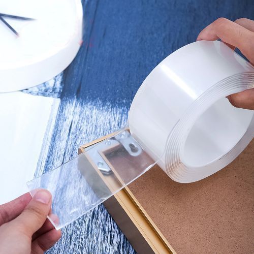 Strong Double Sided Nano Transparent Reusable Magic Adhesive Tape