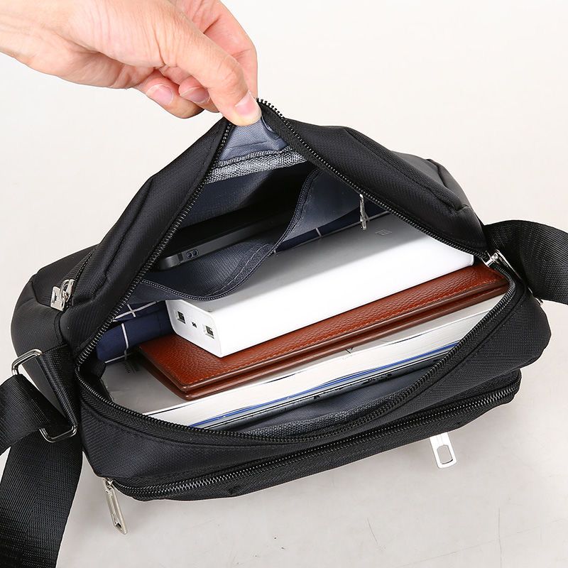3 Layers Canvas Shoulder Slinging Bag Chest Bag
