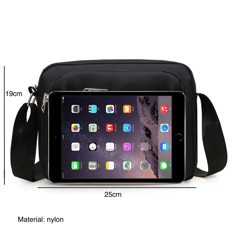 3 Layers Canvas Shoulder Slinging Bag Chest Bag