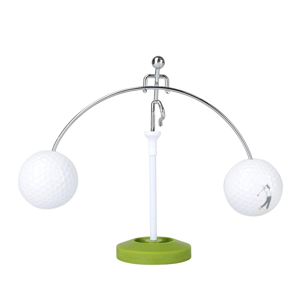 Mini Desktop Balance Toy Swing Mania Rotatable Golf Ball for Stress