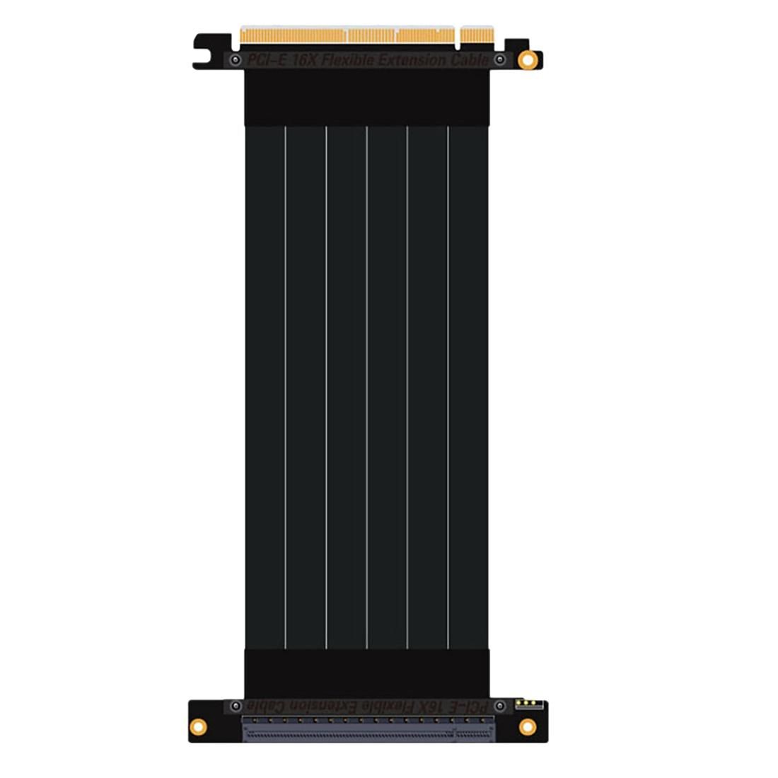 PCIE 3.0 Graphics Card Extension Cable PCI-E 16X to 16X Right Angle GPU Extension Cable Mining Card Connector 30 cm