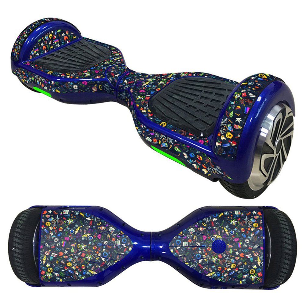 6.5 In H Balan E Bike  L I  Pattern Sti Ker Self Balan E S Ooter Hoverboard  Over Sti Ker Skin Sti Ker-multicolor-AL059