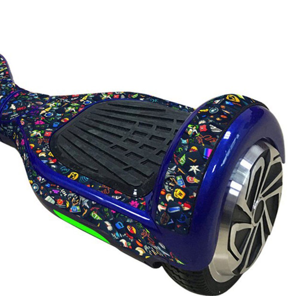 6.5 In H Balan E Bike  L I  Pattern Sti Ker Self Balan E S Ooter Hoverboard  Over Sti Ker Skin Sti Ker-multicolor-AL059