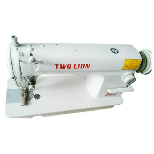 Two Lion Industrial Straight Sewing Machine- White