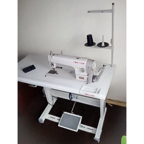 Two Lion Industrial Straight Sewing Machine- White