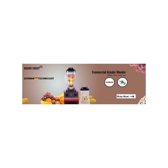 Heavy Duty Multifunctional Blender With Double Cup-5000W