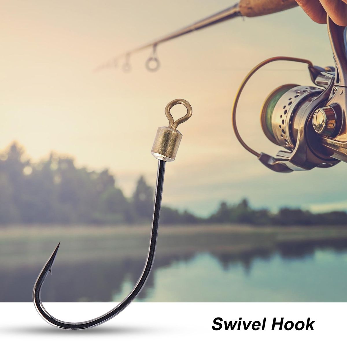 5PcsBag Fishhooks Wear Resistant Grass Carp Fishhooks