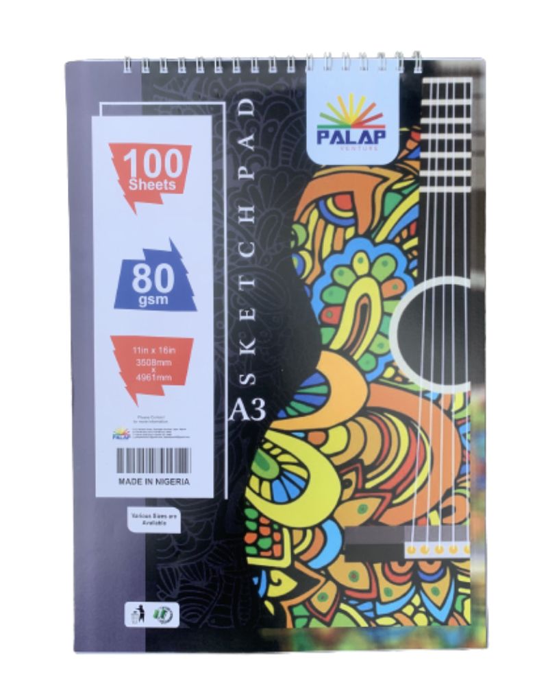 A3 Hand-Painted Travel Sketchbook Thickened Sketch Book