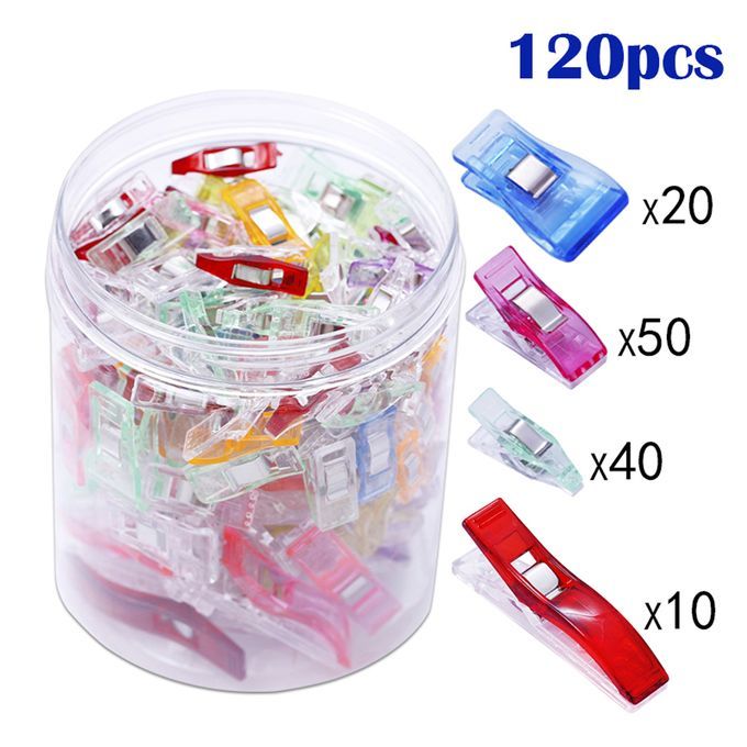 120pcs Quilting Supplies Sewing Clips 4 Sizes Multipurpose Quilting