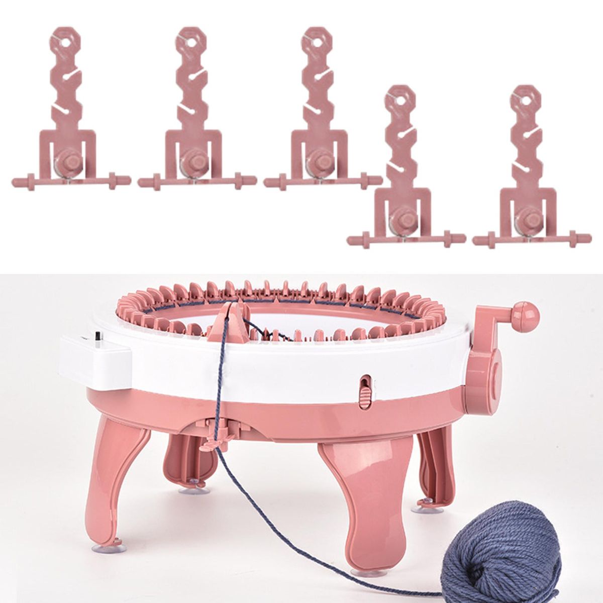 5x Knitting Machine Wire Rack 48 ,DIY Knitting Board