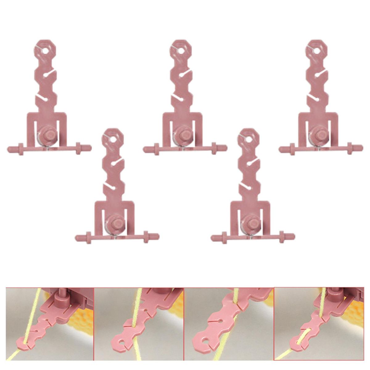 5x Knitting Machine Wire Rack 48 ,DIY Knitting Board