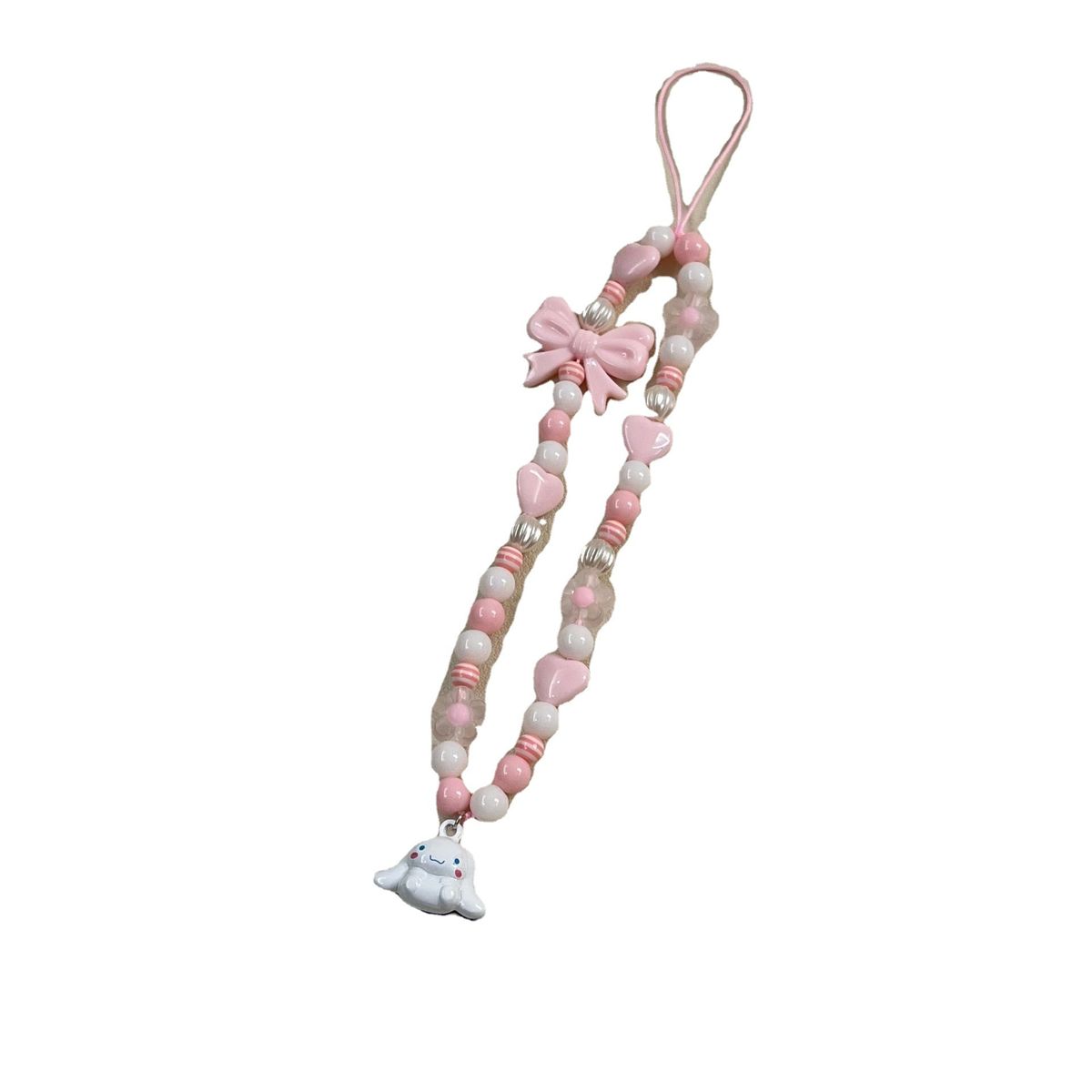 Kawaii Cinnamoroll Kuromi Sanrio Girls Diy Beaded Mobile