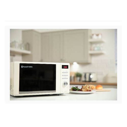 20L Compact Legacy Cream Digital Microwave Oven - 800W