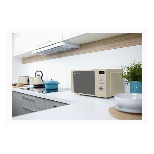 20L Compact Legacy Cream Digital Microwave Oven - 800W