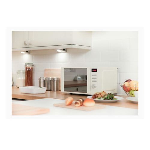 20L Compact Legacy Cream Digital Microwave Oven - 800W