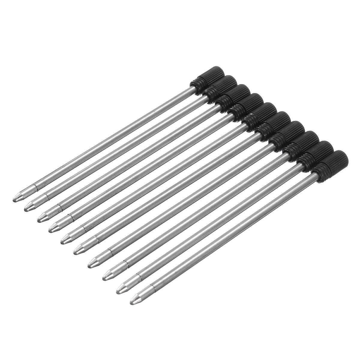 10Pcs 70mm Black Ink Pens Refill Ballpoint For Swarovski Crystal Pen